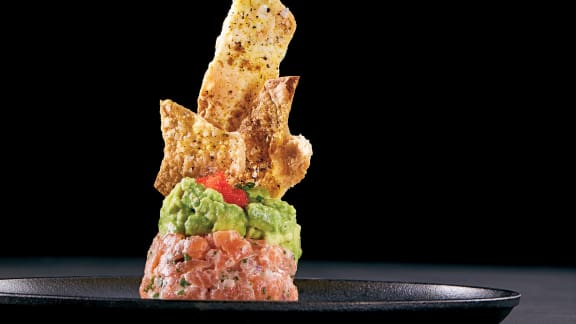 Tartare de saumon à l'avocat