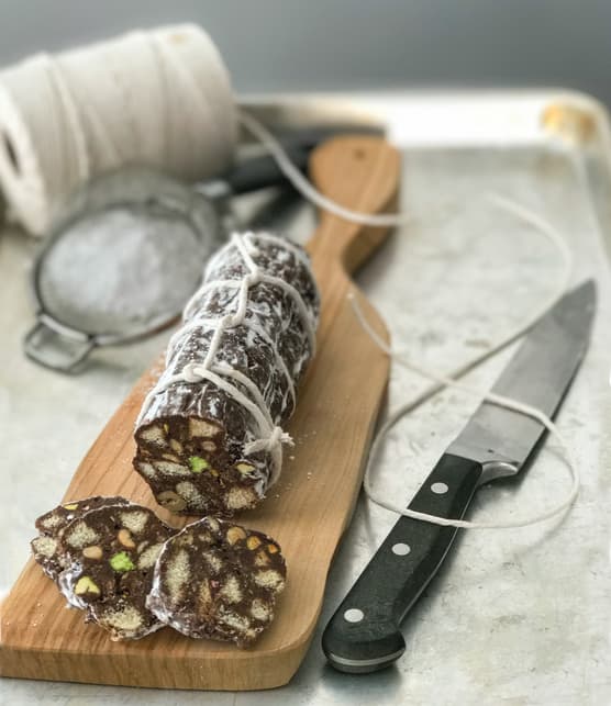 Chocolat façon salami