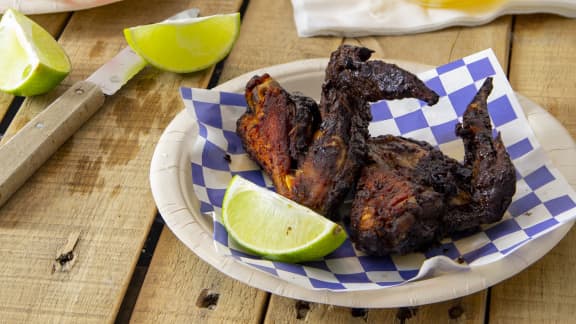 Ailes de poulet aux épices et au cacao