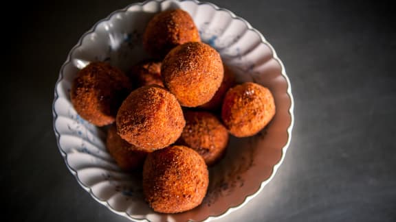Mardi : Croquettes de riz à la mozzarella