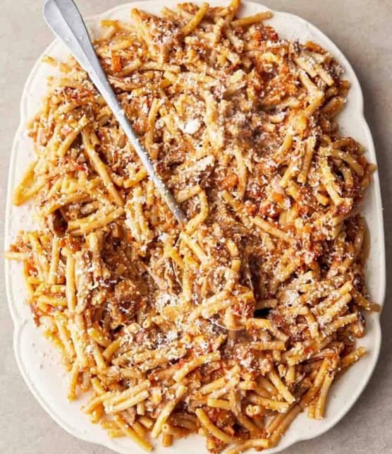 Pâtes grecques au poulet