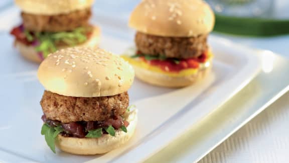 Mini-burgers de veau de lait du Québec