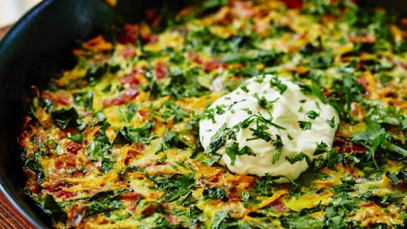 Frittata à la patate douce