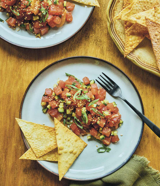 Tartare de thon à la coréenne
