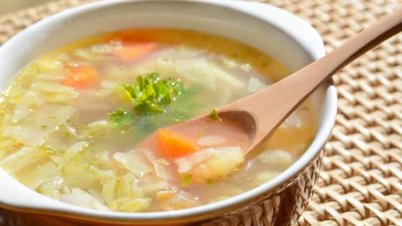 Soupe au chou à l'ancienne