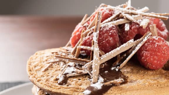 Crêpes au chocolat
