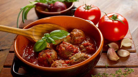 Boulettes à la sauce tomate
