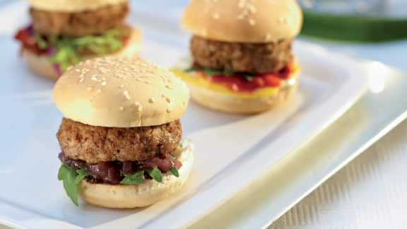 Miniburger de veau de lait du Québec