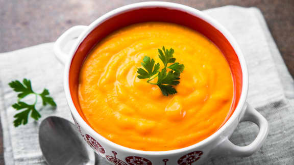 Soupe de carottes à l’orange