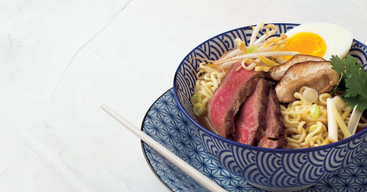 Soupe de nouilles ramen et œuf, Recette