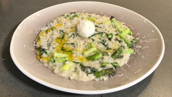 Risotto crémeux aux asperges