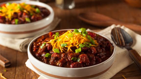 Chili express à la sauce à spaghetti