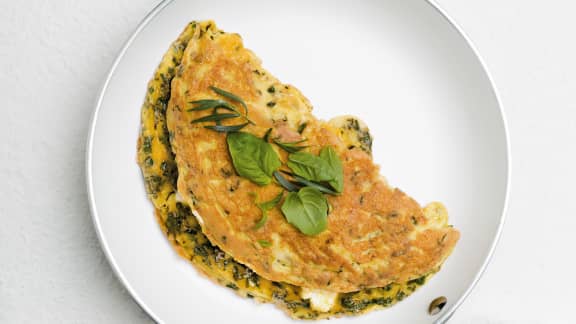 Omelette aux herbes