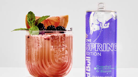 Mocktail Red Bull Pamplemousse & Fleurs