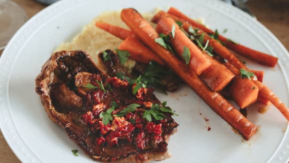Steak d'agneau de Hugo Saint-Jacques