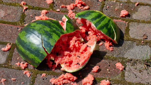 Melons d’eau qui explosent - un phénomène observé chez les clients Costco