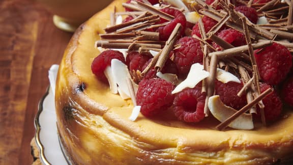 Gâteau au fromage Whippet aux framboises