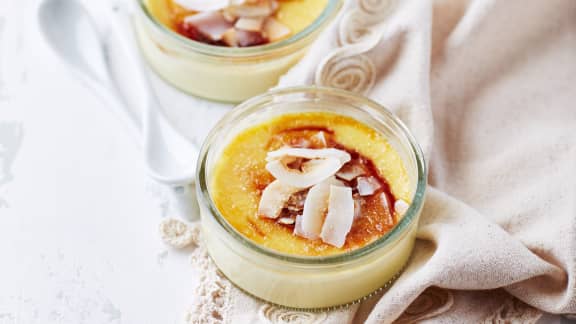 Crème brûlée à la noix de coco