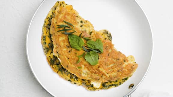 Omelette aux herbes