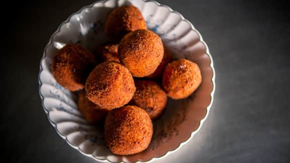 Croquettes de riz à la mozzarella