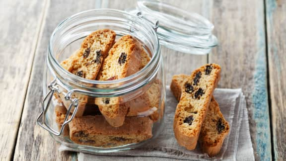 biscotti aux bleuets et aux amandes