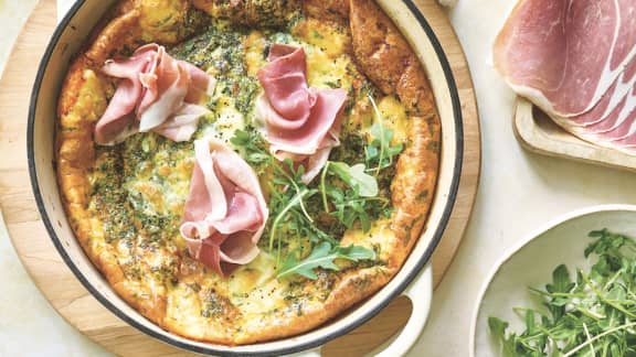 Frittata au prosciutto