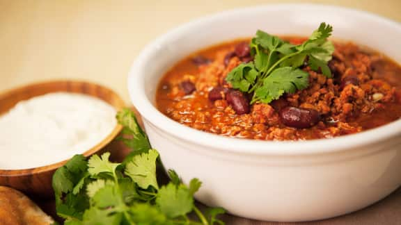 Chili con carne de chorizo