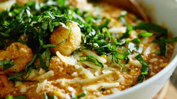 Gnocchis sauce rosée