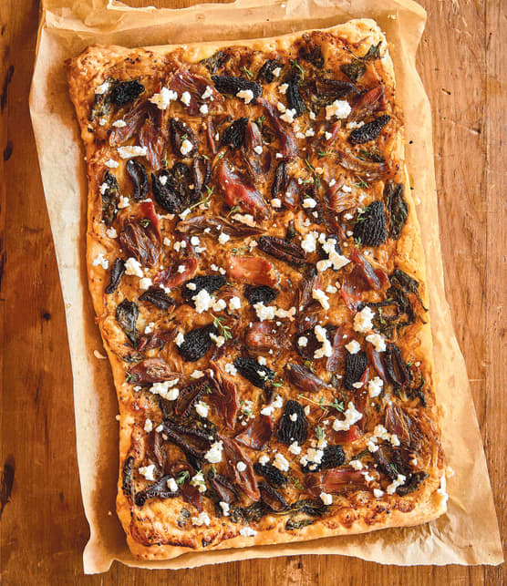 Tarte fine au confit d’oie