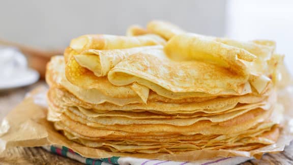 Dimanche matin : Crêpes minces