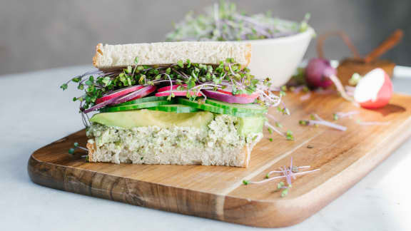 Sandwich végé vert