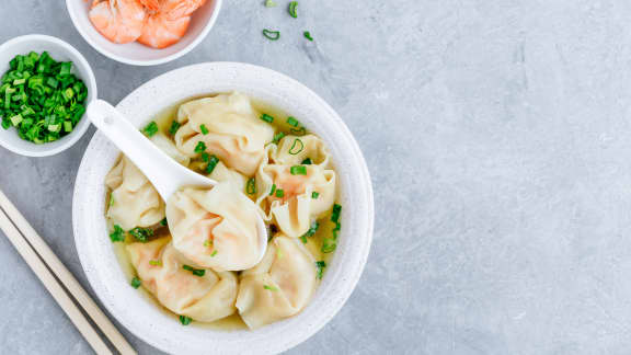 Mercredi : Soupe won ton