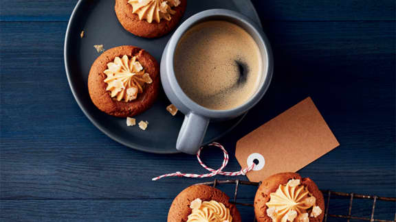 Biscuits aux épices et fromage à la crème