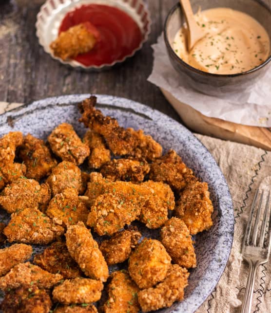 Poulet popcorn au air fryer