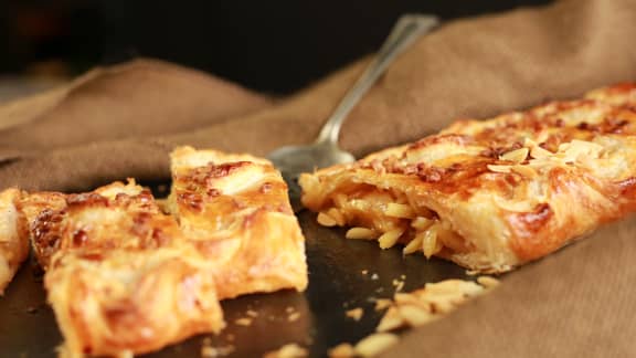 Strudel aux poires et amandes