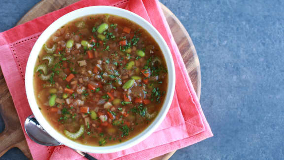 Mardi : Consommé jardinier