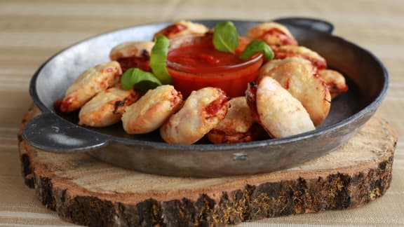 Pizza pochette  en pita