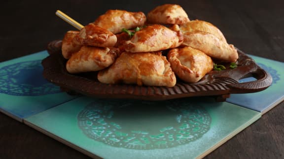 Mercredi : Empanadas de dinde hachée, maïs et poivrons