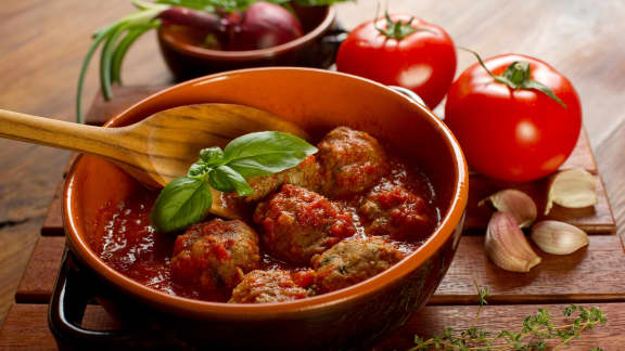 Boulettes à la sauce tomate