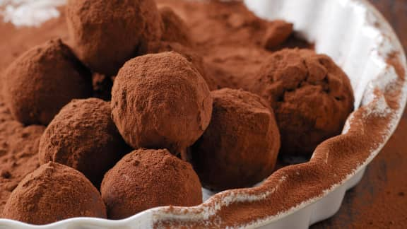 Recette Truffes au chocolat et aux zestes d'orange et autres