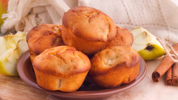 TOP : Nos meilleures recettes de muffins aux pommes