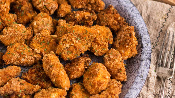 Poulet popcorn au Air Fryer