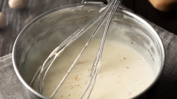 Sauce béchamel fromagée