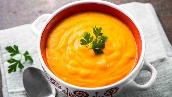 Soupe de carottes à l’orange