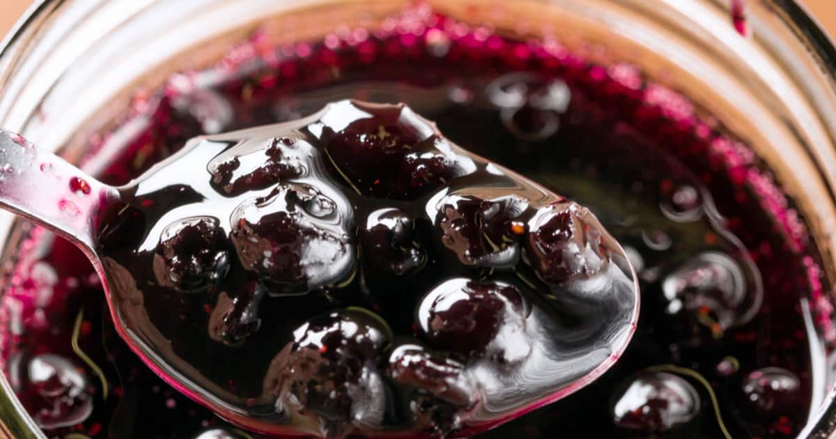 Recette de caramel de bleuets Zeste