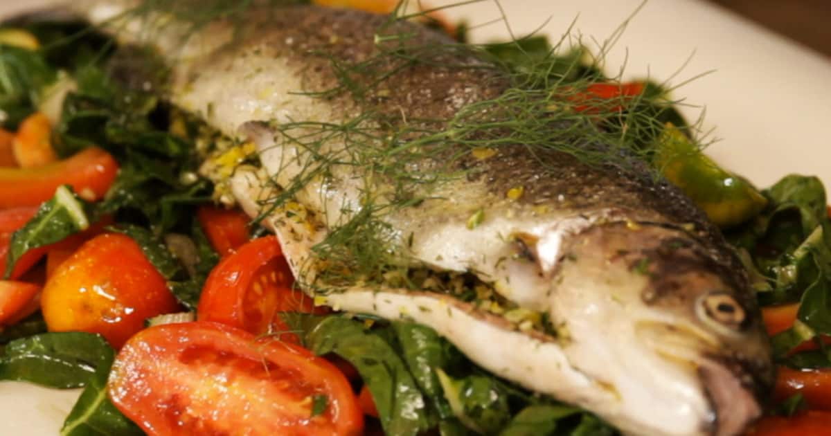 Recette de truite au four au fenouil Zeste