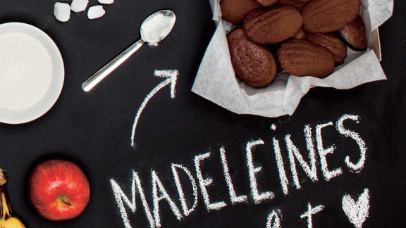 madeleines au chocolat