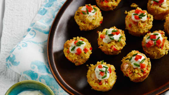 beignets de crabe au quinoa