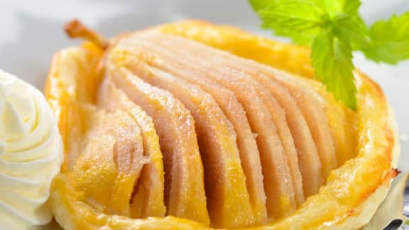 tartelettes aux poires et caramel salé