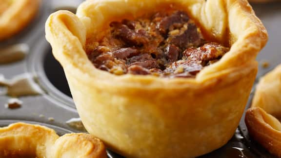 tartelettes au beurre et aux noix de pécan